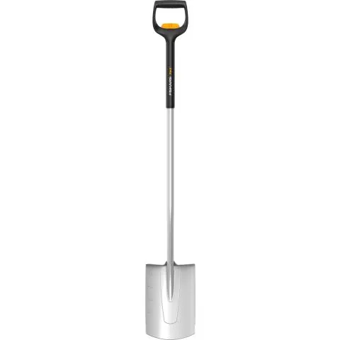 Xact 1066733 Fiskars Spade halvrund, teleskopisk risnedsättning